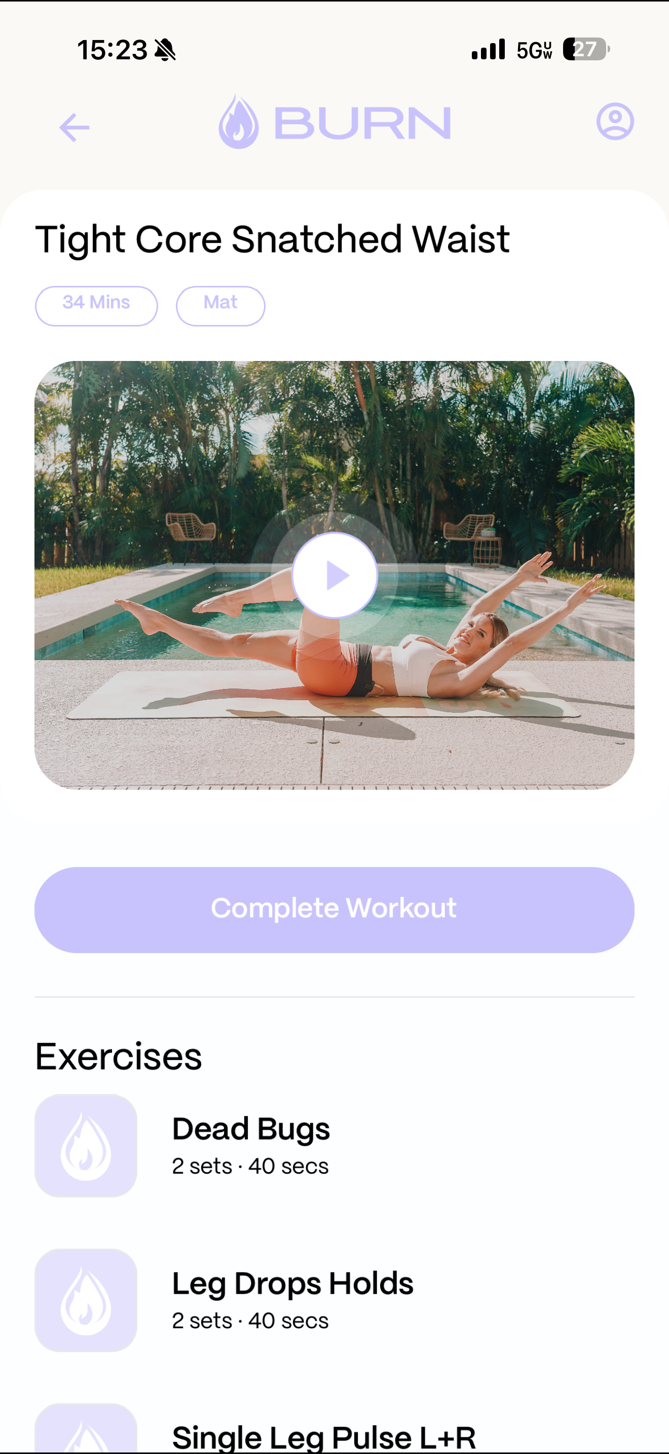 BURN app โ Tight Core workout