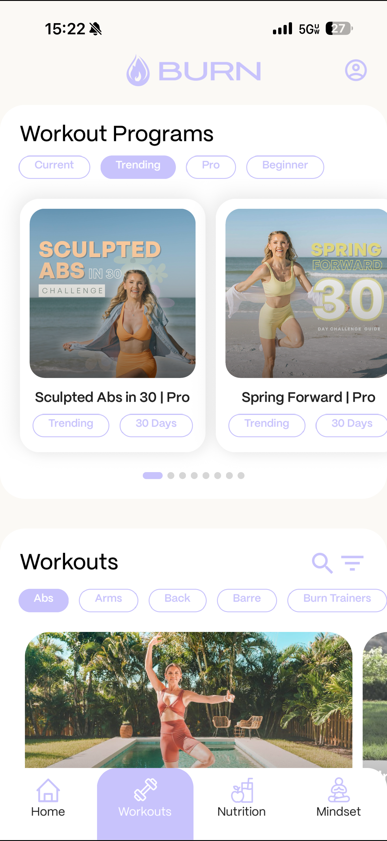 BURN app โ Workout Programs library