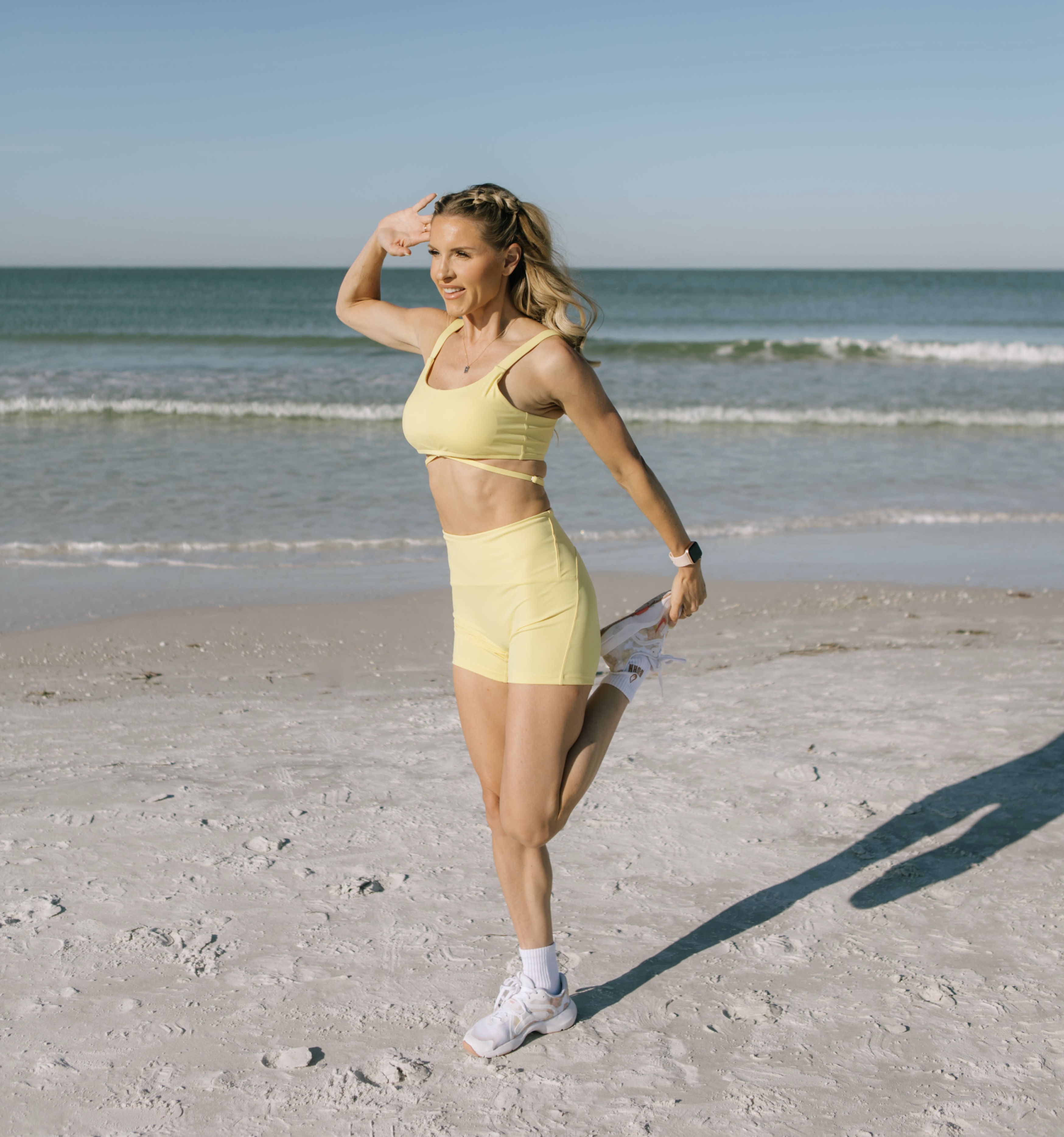 Rebecca Louise on the beach — pre-cropped