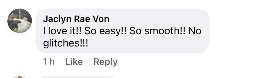 BURN member Jaclyn Rae Von โ I love it!! So easy!! So smooth!! No glitches!!!
